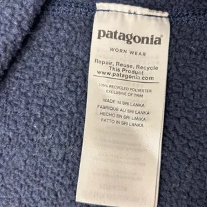 Patagonia Women's Navy Quarter-Zip‎ Fleece size XS thumbnail 11