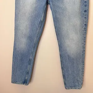 Anine Bing Sonya High Rise Button Fly Ankle Slim Leg Jeans Light Blue Wash 30 thumbnail 3