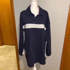 Anthropologie + Gola Team Jersey blue mini dress NWT size M‎ thumbnail 3
