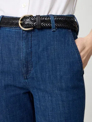 J. Crew High-Rise Wide-Leg‎ Trouser Jean All-Day Stretch thumbnail 4