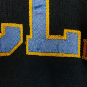 Vintage 90s UCLA Hoodie Womens S Black Big Logo Made USA Gold Standard Bruins thumbnail 4