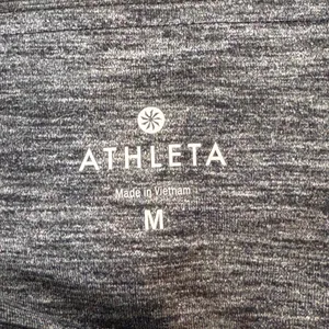 Athleta‎ Straight Up Yoga Pants Heather Gray Space Dye Athleisure Size Medium thumbnail 6