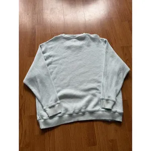 Aerie Waffle Knit Mint Green Graphic Crewneck Sweatshirt Size Large thumbnail 4