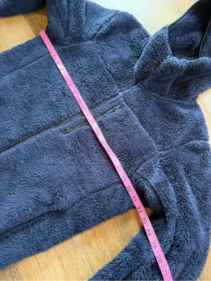 Uniqlo Women’s Navy Plush Hooded Fleece Jacket Size M thumbnail 7
