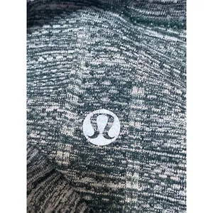 Lululemon Women Gray Heather Long Sleeve Yoga Workout Athletic T Shirt Tee Top 4 thumbnail 6