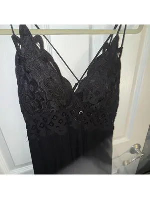 Hyfve Black lace maxi dress thumbnail 3