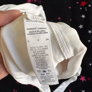 Nike White Ribbed Tank Top thumbnail 4