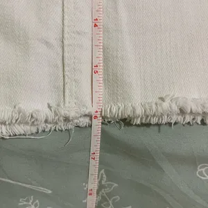 J Crew Mercantile White Denim Mini Skirt Size 2 thumbnail 5
