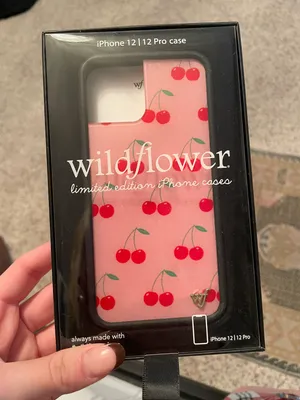 Wildflower Pink Cherries iPhone 12/ 12 Pro Case thumbnail 2