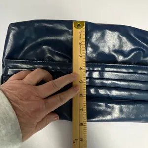 Vintage Valerie Barad blue leather crossbody handbag. thumbnail 10