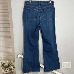 Abercrombie & Fitch Blue Vintage Flare High Rise Jeans Size 31 / 12 Y2K Classic thumbnail 6