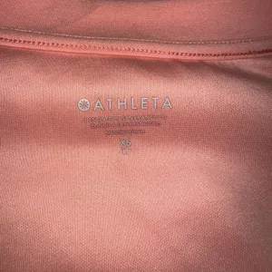Athleta Peach Long Sleeve V Neck Shirt Extra Small Casual/ Workout Wear‎ thumbnail 4