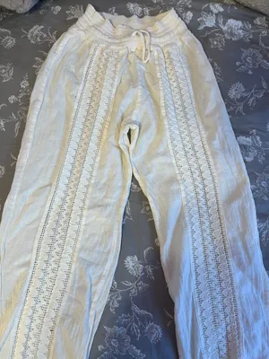 Bathing Suit Coverup Pants Tan thumbnail 1