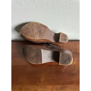 B.O.C Brown Journi Braided Heeled Close Toed Clogs Womens 6 Cottagecore thumbnail 7