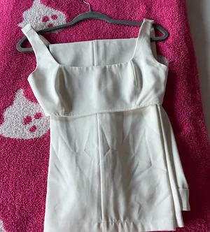 Princess Polly Stylish Cream Sleeveless set thumbnail 1