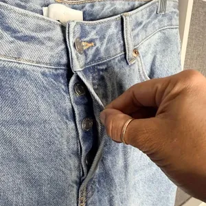 H&M Button Fly Straight Leg Jeans Size 10 thumbnail 4