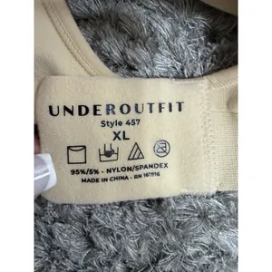 Underoutfit Style 457 Comfort Shaping Bra Size XL Beige With Bra Extender NWT thumbnail 6