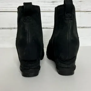 Sorel Joan of Arctic Wedge Ankle Boot Black Shoe Size 8.5 Waterproof thumbnail 7
