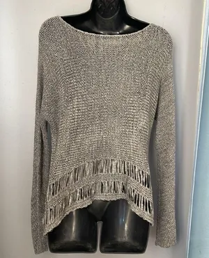 Abercrombie and Fitch knit gray sweater size XS thumbnail 4