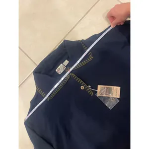 Cotton supply co vintage navy long‎ sleeved fleece elbow patch thumbnail 5