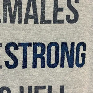TRUE VINTAGE Females are Strong as Hell Tank Top Size XL thumbnail 7