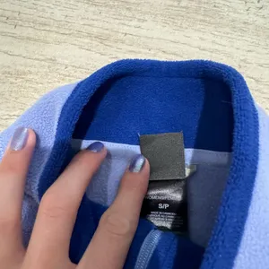 Periwinkle North Face Fleece 1/4 Zip Pullover Size S thumbnail 2