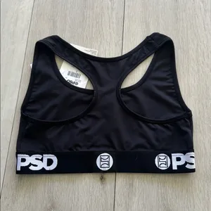PSD Solids Sports Bra Black Small NWT thumbnail 7