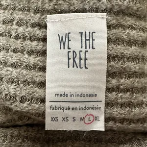 We The‎ Free People Kitty Waffle Thermal Knit Tunic Dress Sweater Green Sz Large thumbnail 5