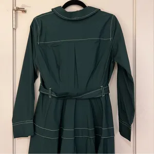 Anthropologie Long Sleeve Belted Front Midi Dress with Zipper thumbnail 11