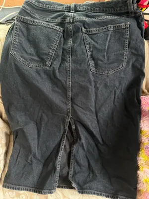 black denim skirt Size 10 thumbnail 2