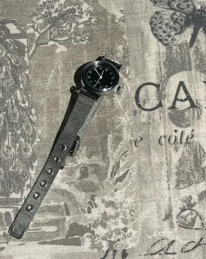 Cute silver watch Black thumbnail 4