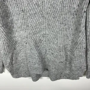 Madewell Mercer Sweater Cable Knit‎ Turtleneck Donegal Gray Sz Small Wool Blend thumbnail 6