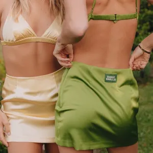 Daily Drills Lime Green Mini Skirt thumbnail 2