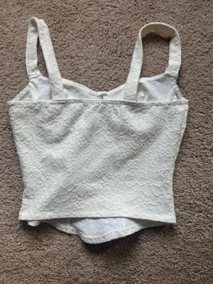 SheIn White corset thumbnail 2