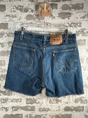Levi’s | women vintage Orange tag denim cut off shorts thumbnail 2