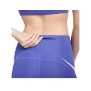 Nike NEW Women's Dri-Fit Fast Mid Rise Purple Swoosh Shorts Size XS SKU#B2481 thumbnail 4