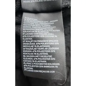 H&M Divided Black Textured Bodycon Mini Dress Short‎ Sleeve XS thumbnail 7