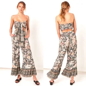 Spell & the Gypsy Collective Amethyst Palazzo Pants in Nightfall Size M NWT‎ thumbnail 6