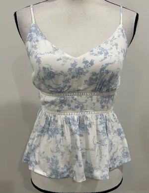 Mi Ami Peplum Tank Top thumbnail 2