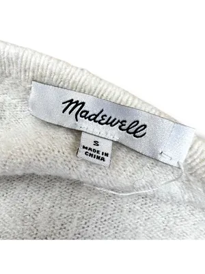 Madewell Kent Cream Open Front Cardigan Sweater Pockets Size Small Cozy Cottage thumbnail 7