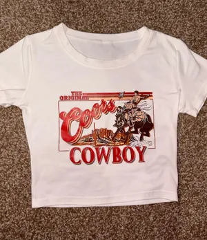 Coors Cowboy Baby Tee thumbnail 1