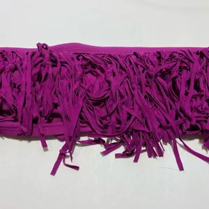 L*Space Fringe‎ Bandeau Bikini Top Fuschia thumbnail 3