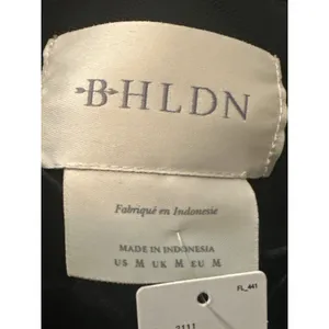 BHLDN Luella Black‎ Velvet Strapless Maxi Dress w/ Slit Size Medium thumbnail 5
