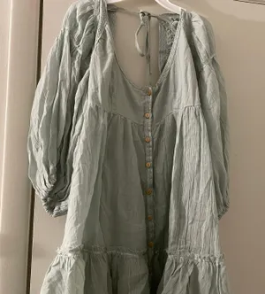 Free People NWT Mint Green Mini tunic dress thumbnail 1