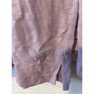 Victoria's Secret PINK Long Sleeve Henley T-Shirt Purple Dog Logo Size‎ M Y2K thumbnail 4