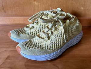 Nobull Allday Knit Running Athletic Training Gym Shoes Yellow Women's 10.5 Men 9 thumbnail 1