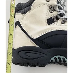 Alpine Design Women’s Sz 8 Boots Blue White Cream Leather Activewear Travel thumbnail 9