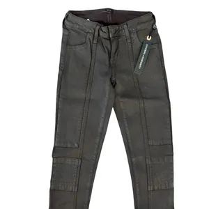 NWT Citizens of Humanity Logan Moto Pants Sz 24 Brown Low Rise Skinny‎ Grunge thumbnail 3