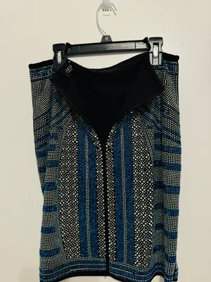 Akira Mini Rhinestone Skirt Size XL thumbnail 4