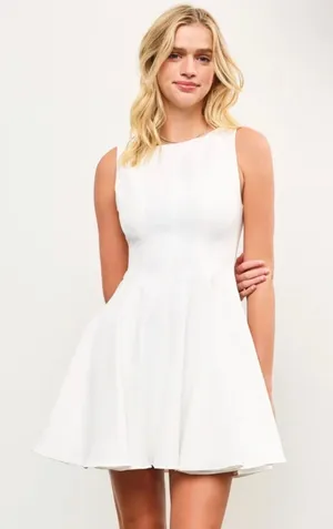 ZARA Dress White thumbnail 1